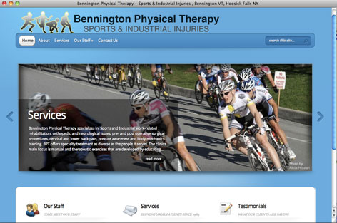 Website Client - Bennington Physical Therapy